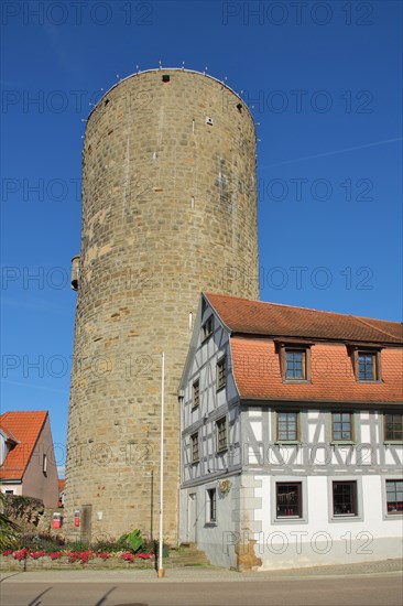Historic Waldhorn Tower built 1220