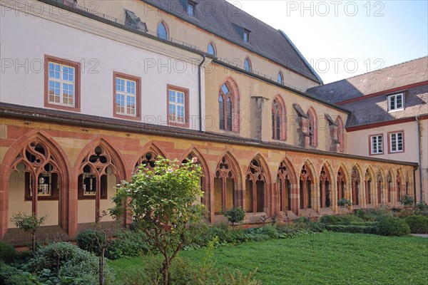 Inner courtyard with cloister of Augustinian monastery built 15th century
