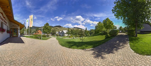 Spa house and spa park of Bernau im Black Forest