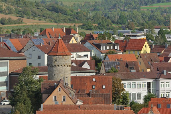 Townscape with Thieves' Tower and Haspel Tower built 15th century