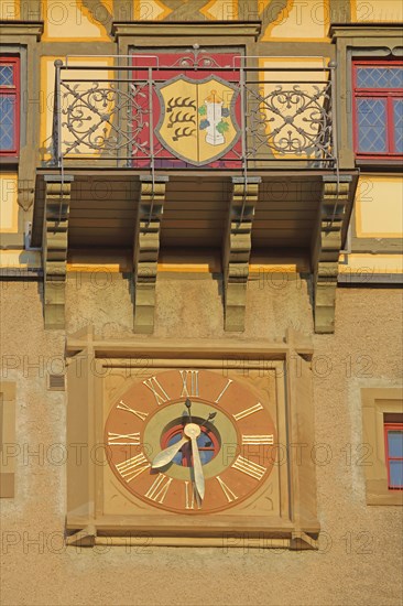 Balcony with town coat of arms