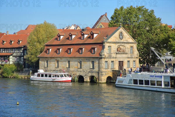 Historic Old Slaughterhouse built 1742 on the Regnitz