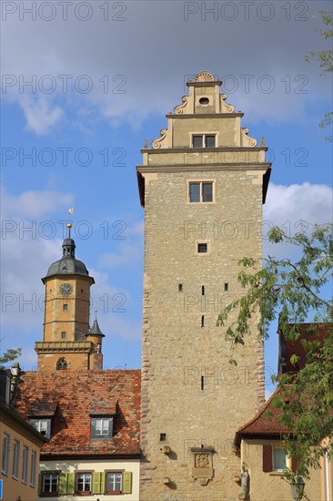 Historic Upper Gate and Church Tower of St Bartholomew and St George