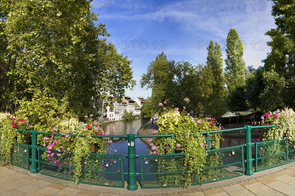 The Ponts Couverts bridge with Petite France in Strasbourg