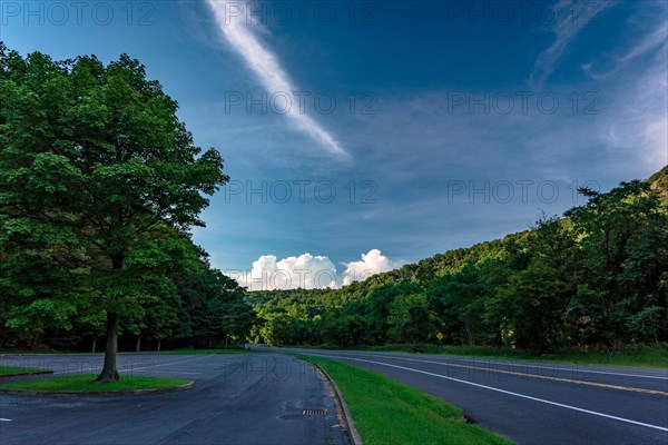 View on the Delaware Water Gap and Delaware River