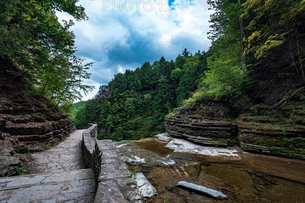 Robert H. Treman State Park: Gorge Trail. Tompkins County