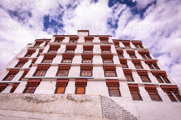 The facade of Chemrey Gompa