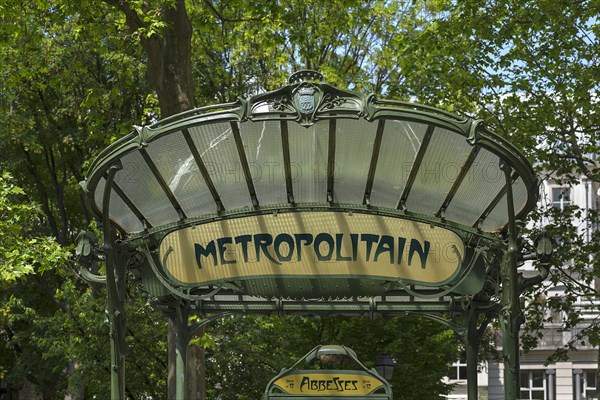 Art Nouveau entrance. built around 1900