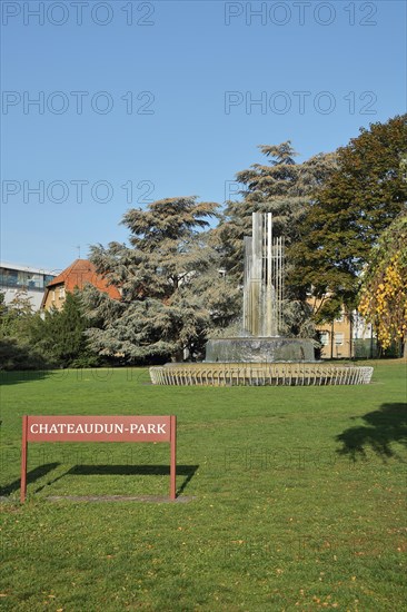 Fountain in Chateaudun Park