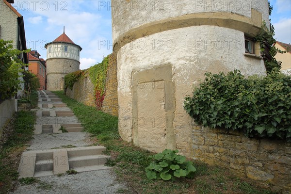 Historic towers and city wall