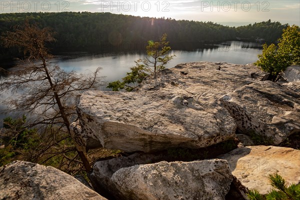 Lake Minnewaska in the Minnewaska State Park