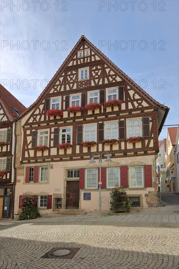 Half-timbered house on the market square