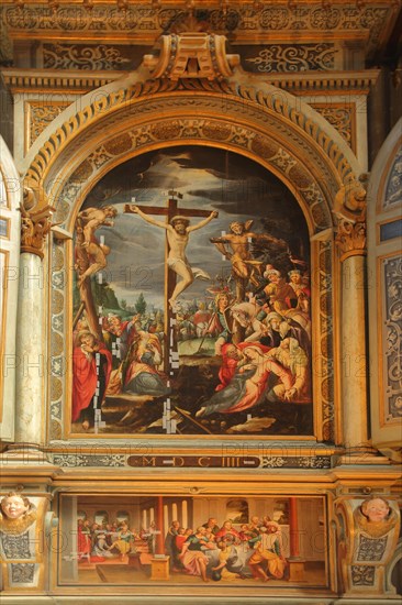 Painting from the Winged Altar Built in 1604 of the Gothic Town Church of St. Dionys