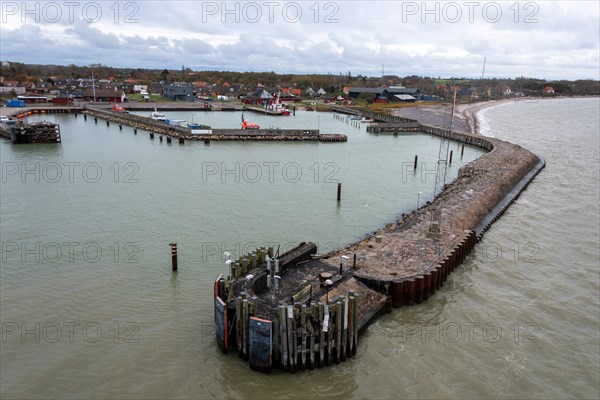 Entrance to Gedser ferry port