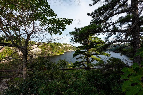 Lake Minnewaska in the Minnewaska State Park