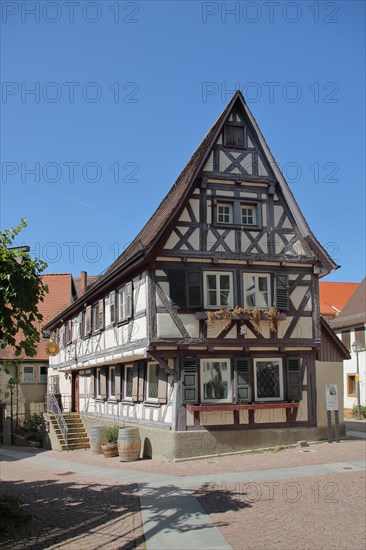 Half-timbered house Gasthof Sonne built 1677