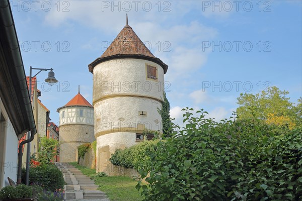 Historic towers and city wall