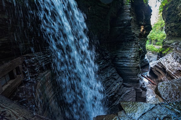 Watkins Glen State Park: Gorge Trail entrance and tunnel