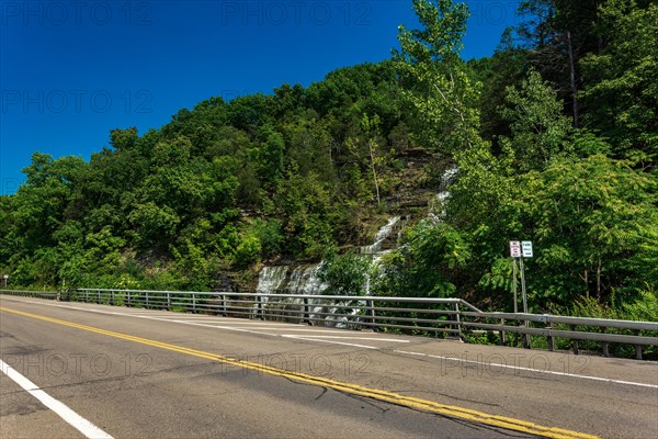 View on Hector Falls on Seneca Lake