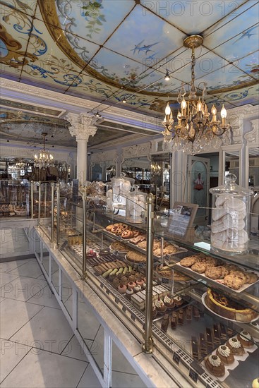 Salesroom of a traditional French bakery and patisserie