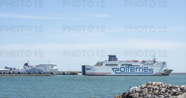Polferries ferry Mazovia leave Ystad and going to Swinoujscie