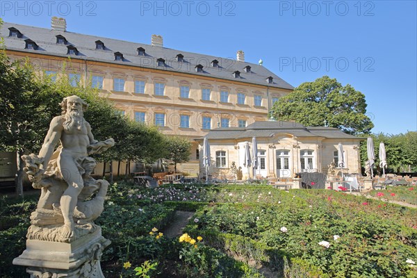 Sculpture in the baroque rose garden