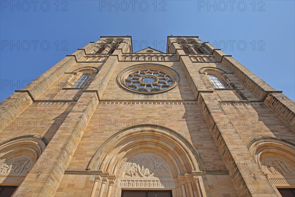 St. Maria Church built 1910 with view up to twin towers