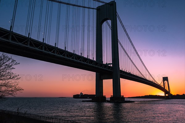 Verrazano Bridge at Sunset