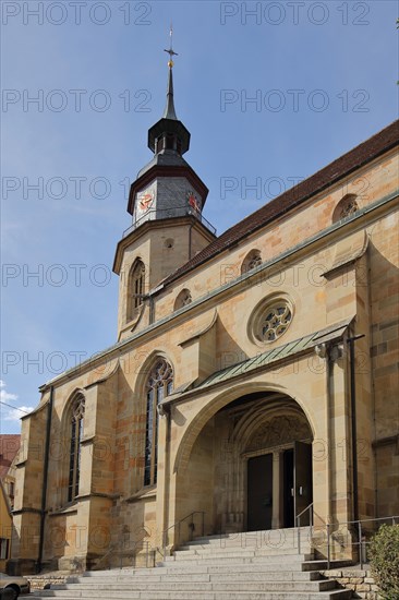 Gothic town church built in 1513