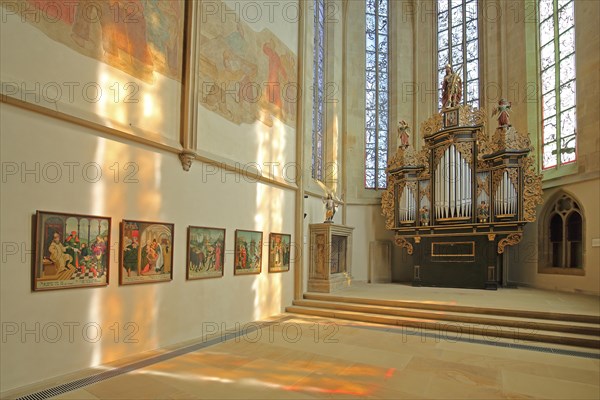 Organ and paintings