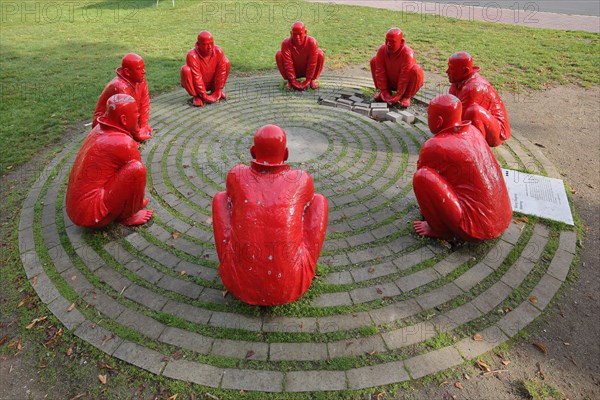 Sculpture Meeting by Wang Shugang 2013