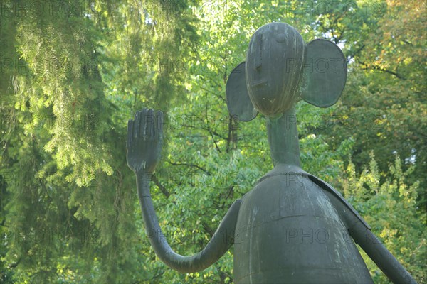 Sculpture Guardian in the Garden of Eden by Heinrich Kirchner 1978