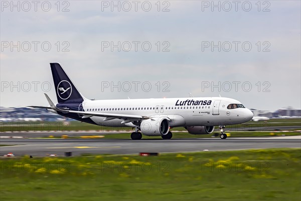 Aircraft on the runway