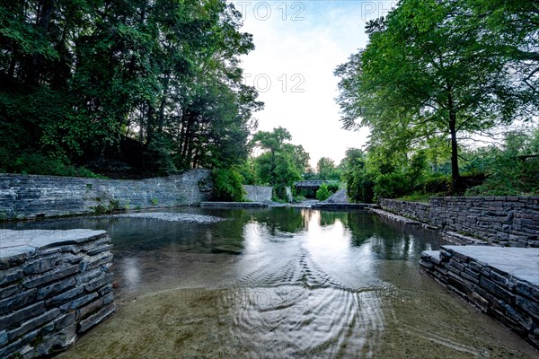 Buttermilk Falls at Sunset