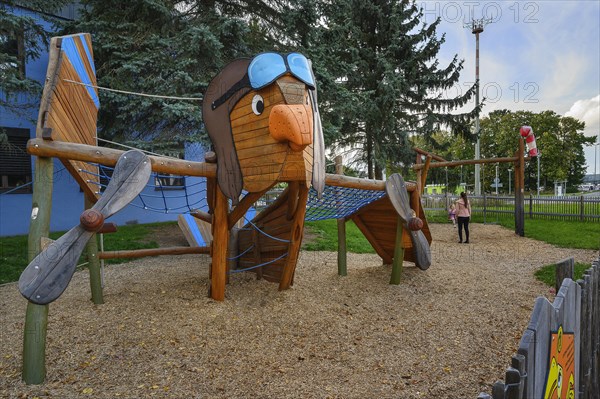 Children's playground at Memmingen Airport