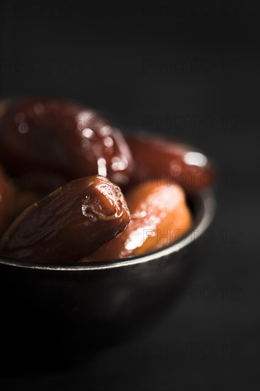 Close up bow with snack ramadan day