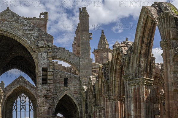 Melrose Abbey Ruin