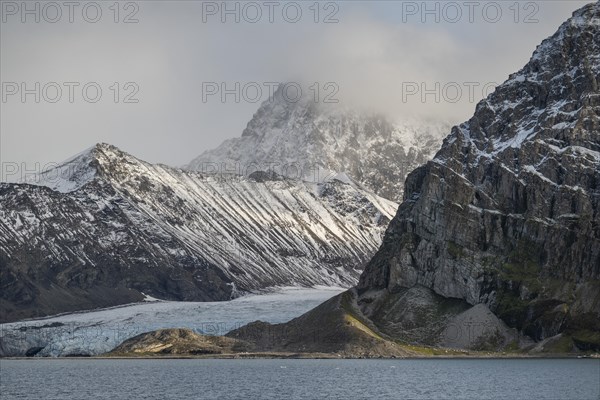 Hansbreen Glacier