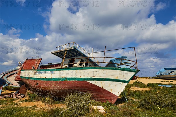 Larger boat with cabin