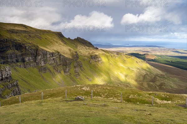 Mountainous landscape at the Old Man of Storr