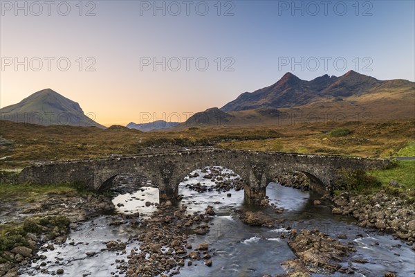 River Sligachan with old stone bridge