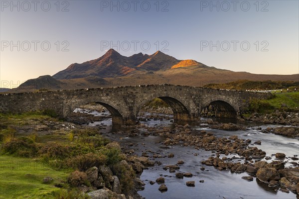 River Sligachan with old stone bridge