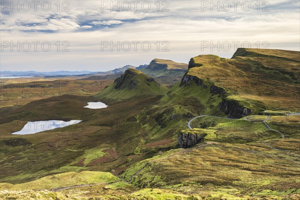 View of rocky landscape Quiraing