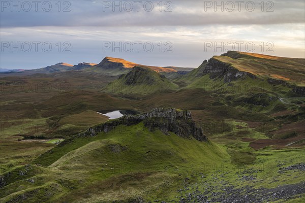 View of rocky landscape Quiraing