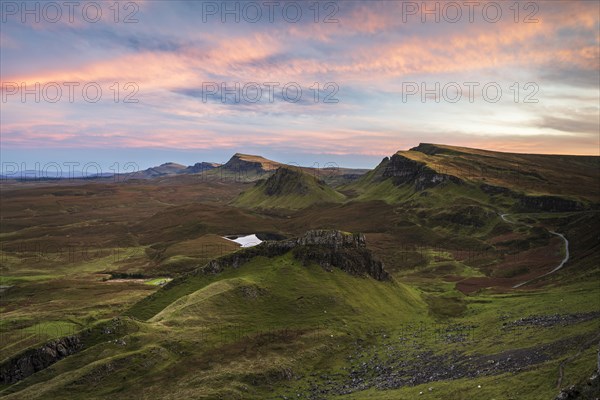 View of rocky landscape Quiraing