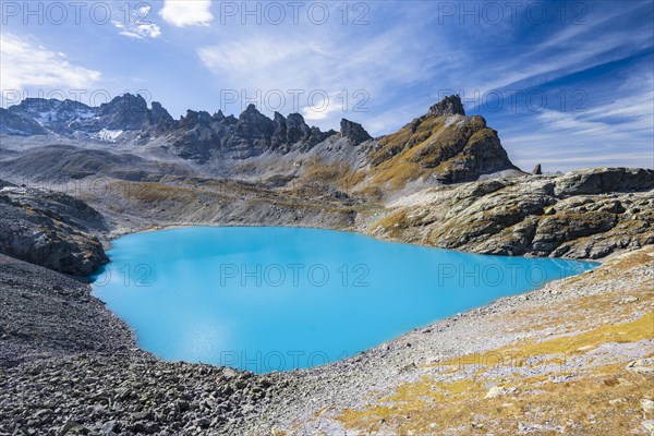 The Wildsee lake on the Pizol above Bad Ragaz