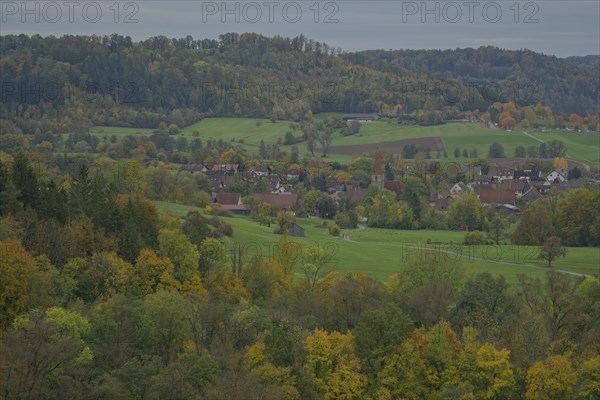 View of the old church in Gaildorf-Münster