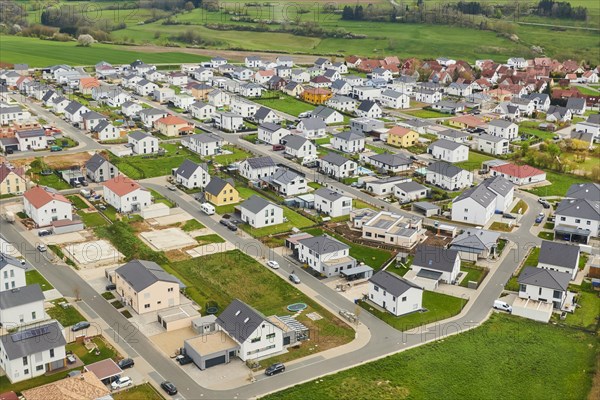 Aerial view of the area around Neumarkt in der Oberpfalz