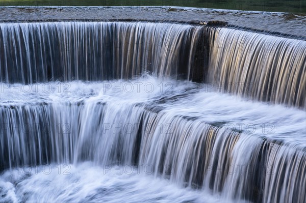 Part of the waterfall of the Lech Falls. Long exposure. Füssen