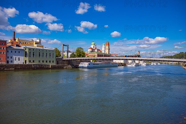 Prinzregent-Luitpold Bridge over the Danube in Passau